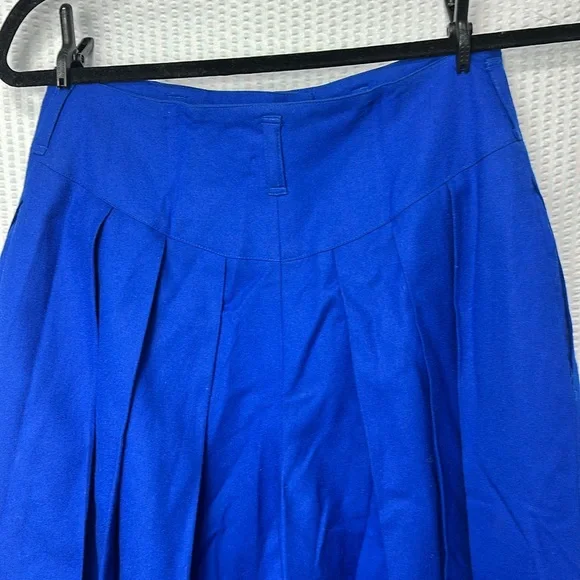 Daniel Hechter Paris Wool Pleats wide legs pants Size 8 - Picture 12 of 17